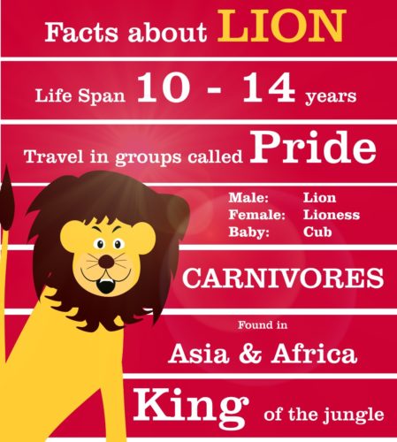 Lions facts for kids education